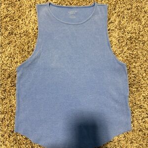 American Eagle Outfitters Blue Sleeveless Top